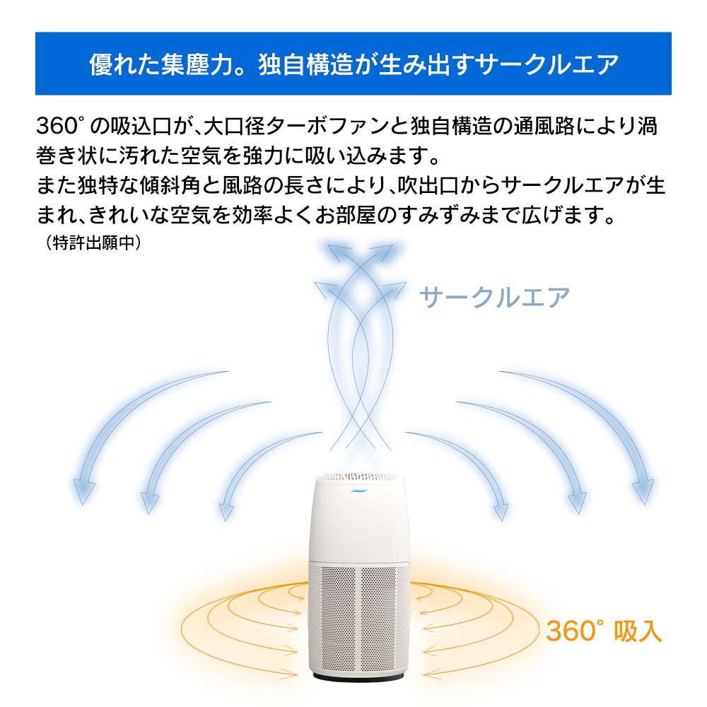 空気清浄機プリマヴェーラサークルPRO｜家電｜健康通販｜イマココ・ストア