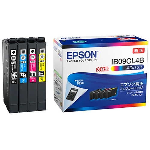 EPSON インクカートリッジ 4色パック 大容量インク PX-M730F用