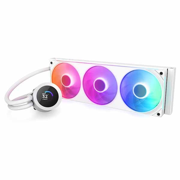 NZXT Kraken Plus 360 RGB v2(White) 360mm RGB AIO液体クーラー 1.54