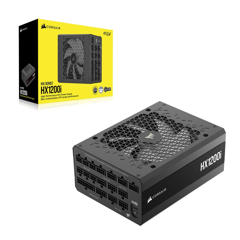 Corsair HX1200i 2025 フルモジュラー PC電源ユニット 1200W ブラック