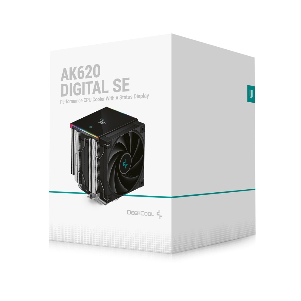 Deepcool AK620 DIGITAL SE 6本のヒートパイプ搭載 ハイエンド空冷CPU