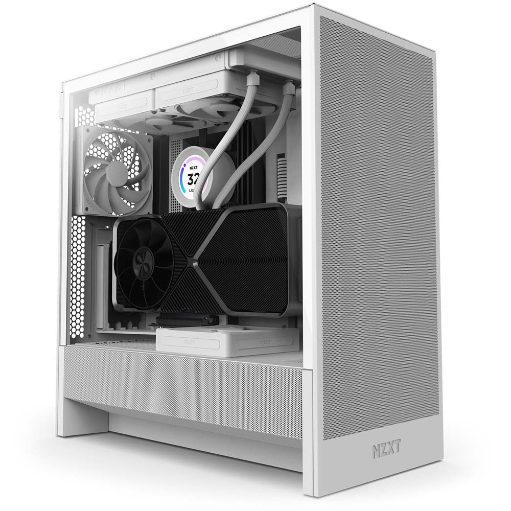 NZXT H5 Flow v2 White ミドルタワーケース ホワイト｜CC-H52FW-01通販