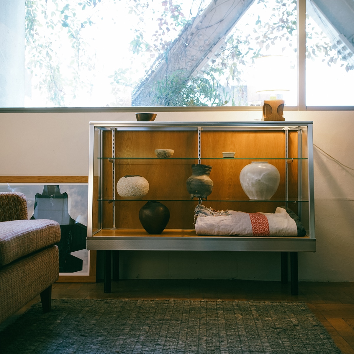 ALUMINIUM GLASS CASE AL-120 | Original Furniture,Shelf, Cabinet