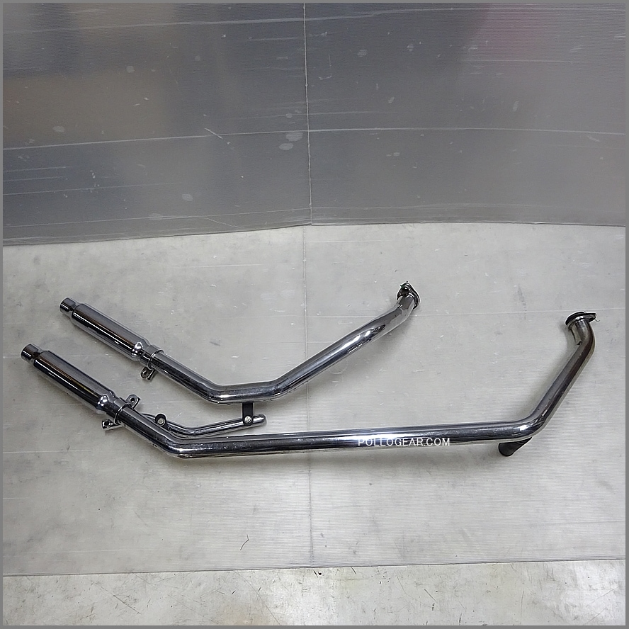 ハーレーダビッドソン　マフラー　ショベル 1970～1983 ショベルヘッドフルエキゾースト・マフラー ブラック