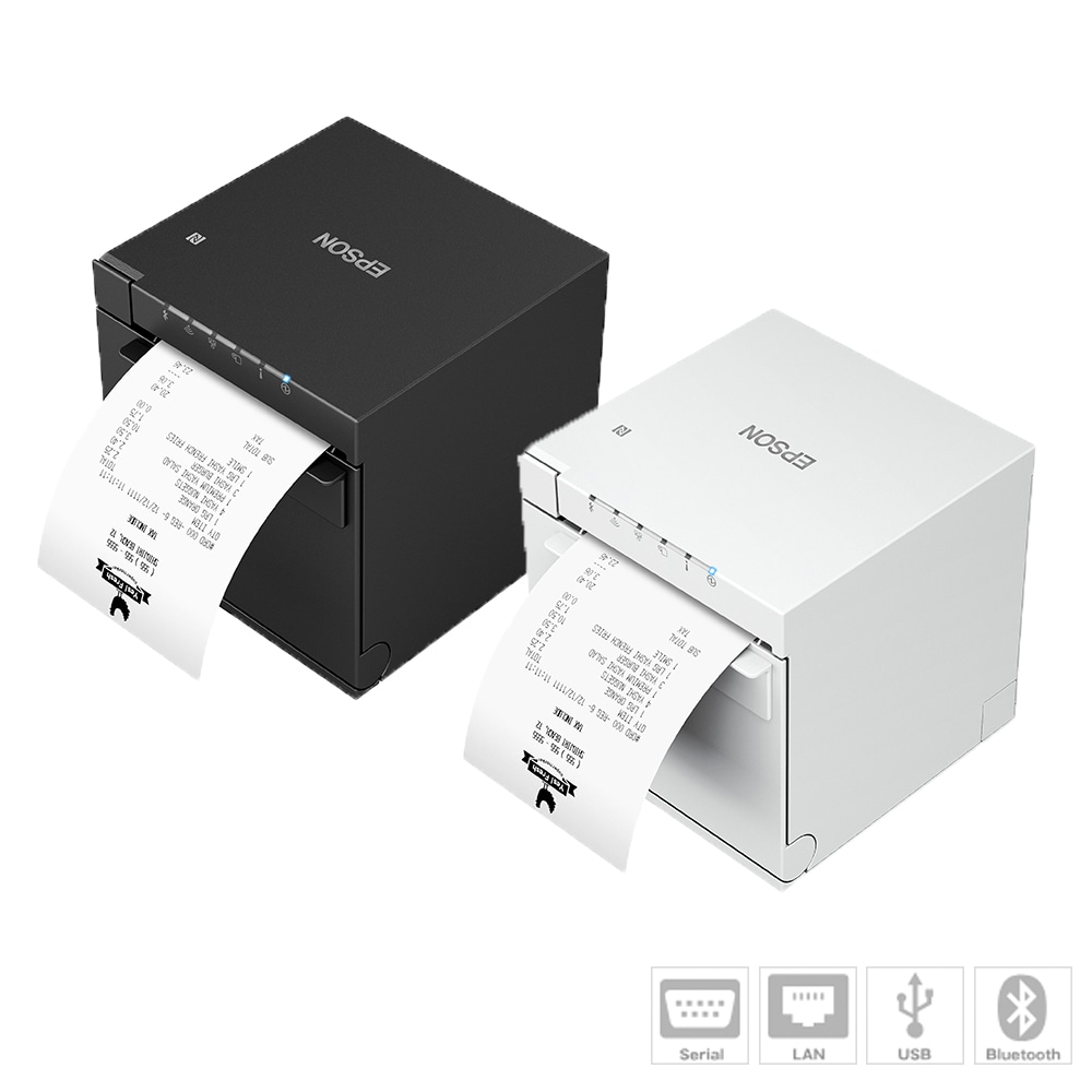 エプソン正規代理店】レシートプリンター TM-m55 TM55-611W/TM55-612B