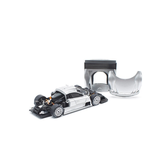 1/64 MERCEDES-BENZ AMG CLK GTR - SILVER | Mercedes Benz | POP RACE