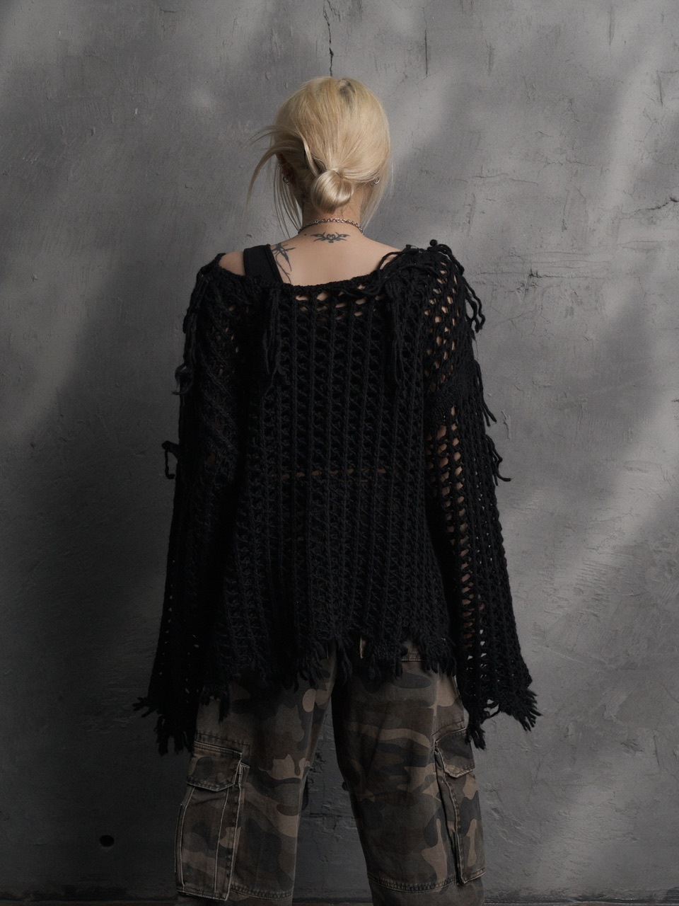 Rosen Kreuz】crochet loose knit | OUR BRAND,Rosen Kreuz | PRESSING