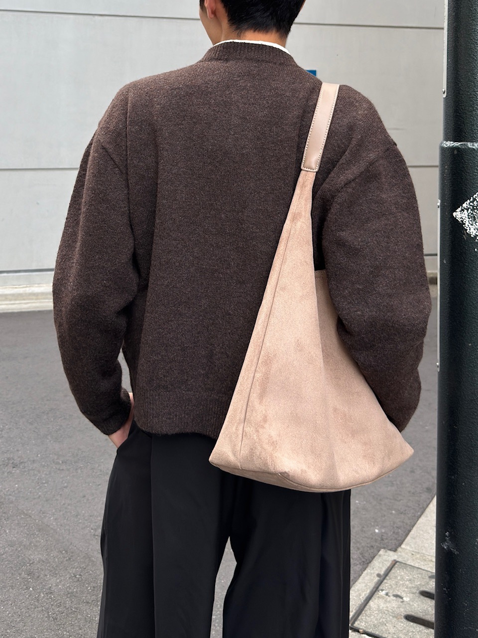 東京店WEB限定受注制【Chikashitsu +】soft touch crew neck knit