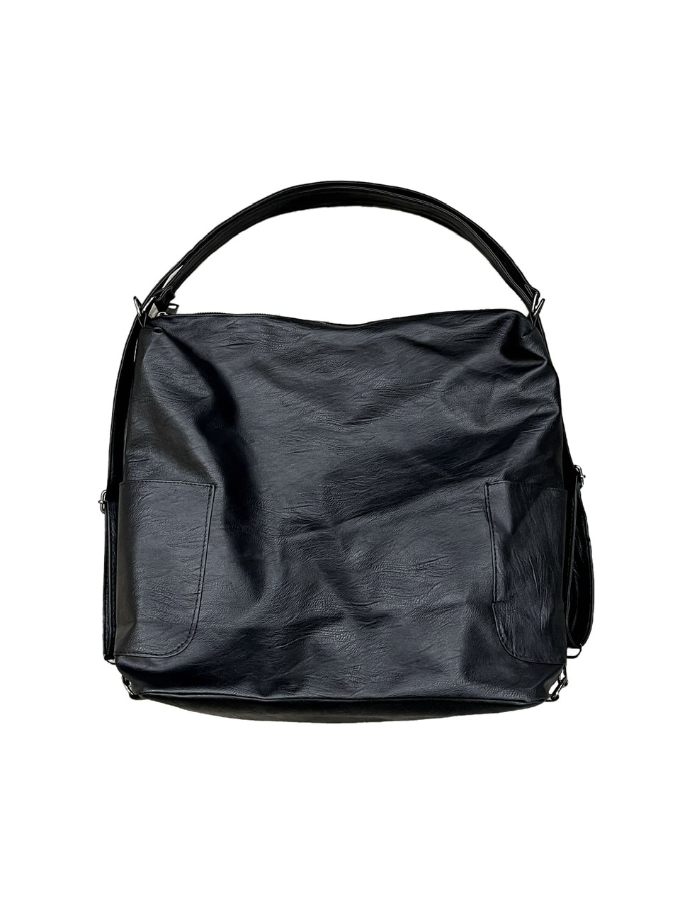 受注制【Chikashitsu +】2way vegan leather pocket bag