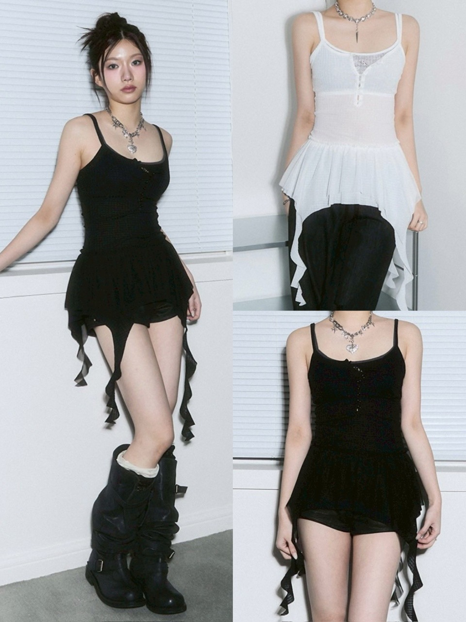 CHERRYQUIRI】frill layered sleevless / 【チェリーキュリー】フリル