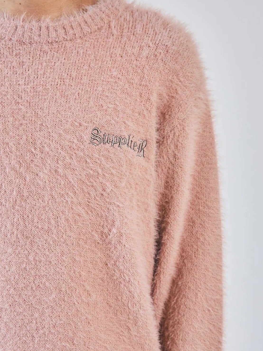 SUPPLIER】Cross Shaggy Knit / 【サプライヤー】クロスロゴシャギー