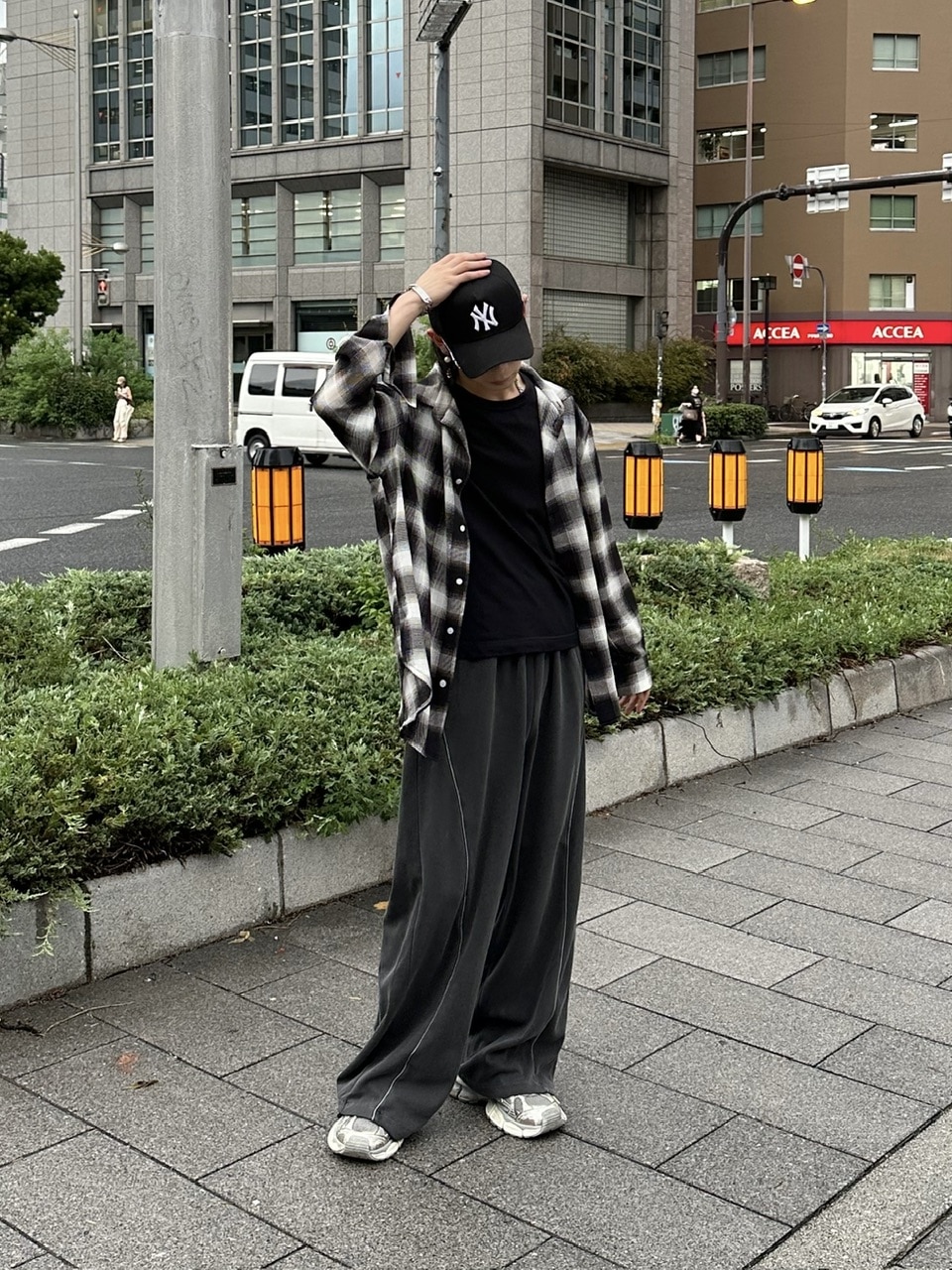 大阪店WEB限定受注制【Chikashitsu +】pigment piping wide sweat