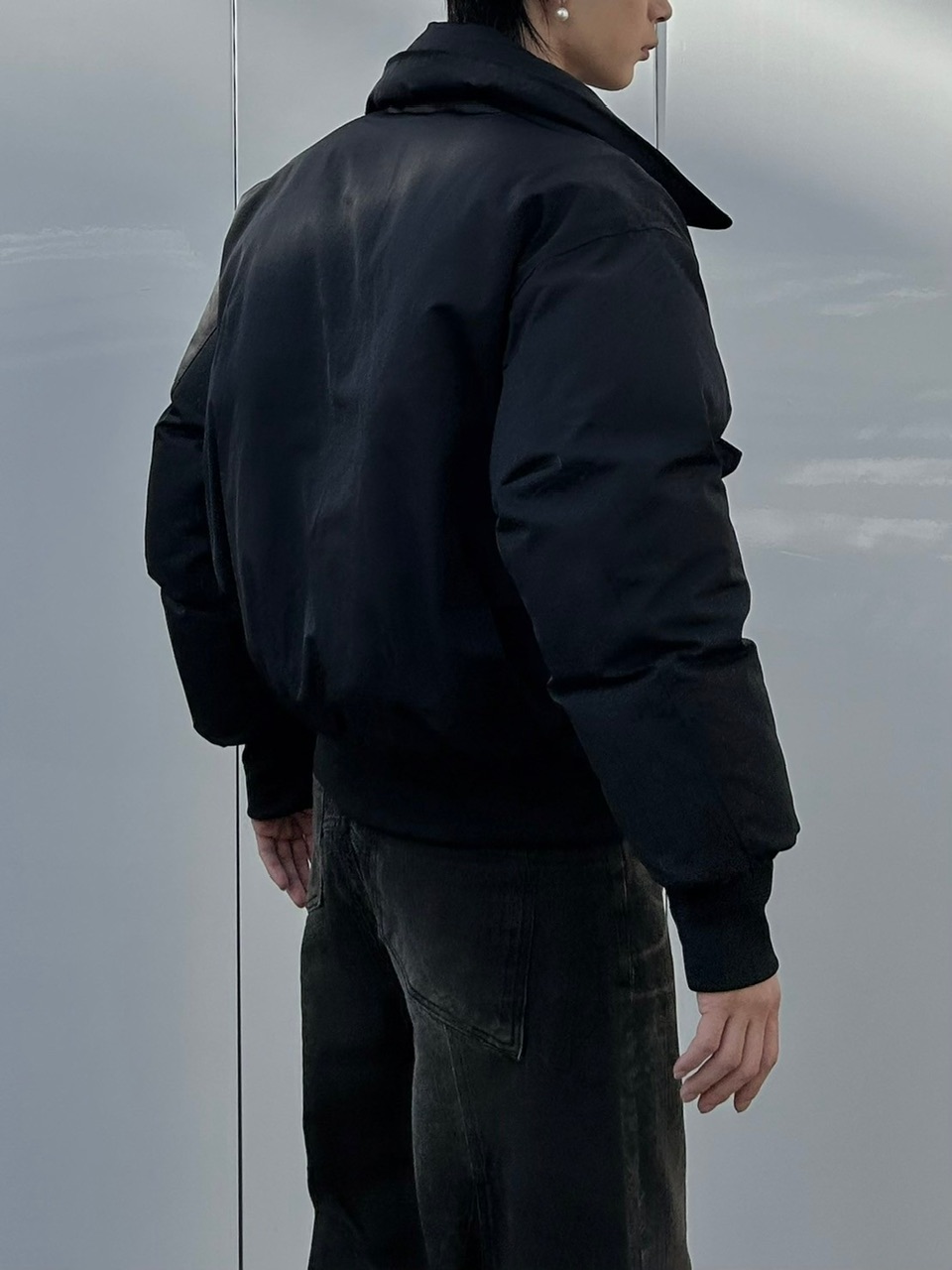 大阪店WEB限定【Chikashitsu +】stand neck padding jacket (2color