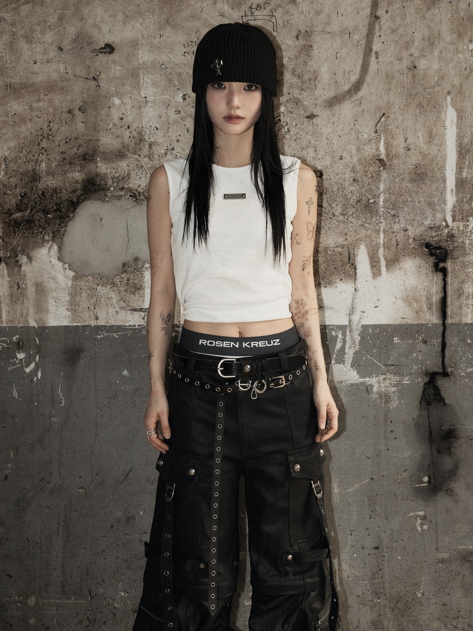 Rosen Kreuz】TIGHT FIT TANK TOP (3color) | OUR BRAND,Rosen Kreuz