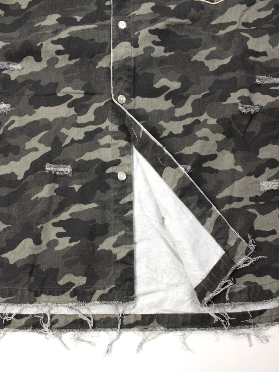 GALFY】カモフラかも？ボロボロシャツ | OUR BRAND,GALFY | PRESSING