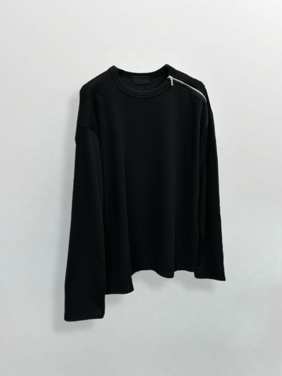大阪店WEB限定【Chikashitsu +】shoulder zip long sleeve (2color