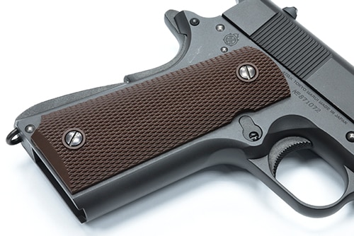 GUARDER マルイ/M1911A1 ナイロンファイバーグリップ-WWII/BROWN
