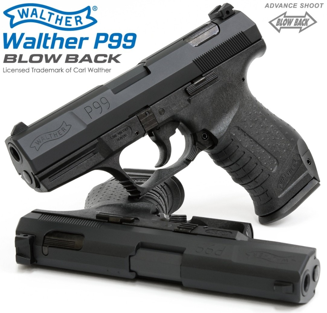 マルゼン Walther P99 BLOWBACK マルゼン ワルサー P99 ブローバック ブラック > マルゼンガスガン
