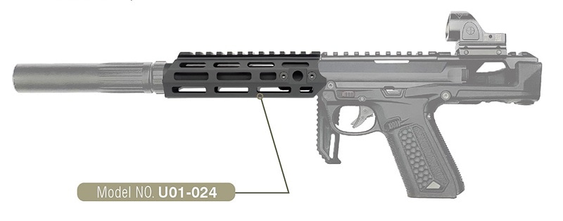 ActionArmy AAP01 アサシン/CNC M-LOKアルミハンドガードキット-日本