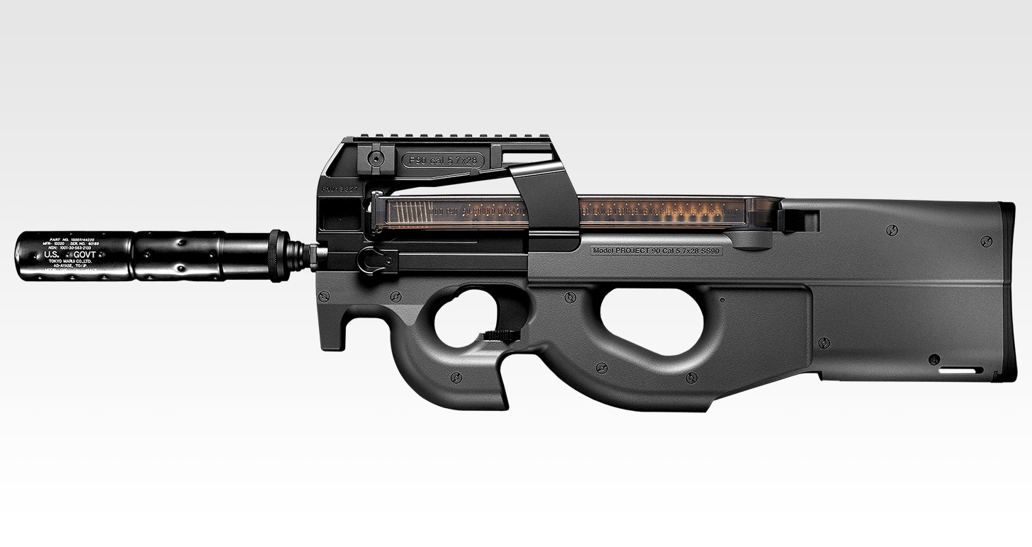 東京マルイ P90 TR スタンダード電動ガン:サイト・多弾マガジン付 東京マルイ P90 TR スタンダード電動ガン:サイト・多弾マガジン付