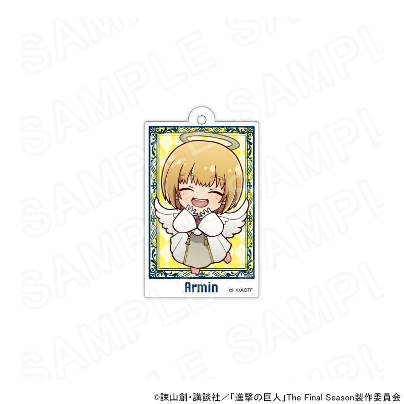 進撃の巨人 ミニキャラアクリルキーホルダー 天使と悪魔Ver. アルミン