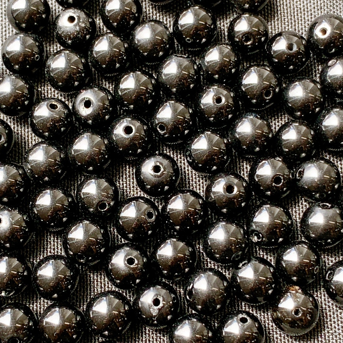 110B]ブラックオニキス(8mm) | ビーズ | Crystals by Purely