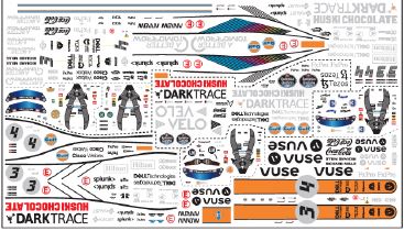 AMS F1ステッカー マク○ーレン2021ステッカー | AMS ステッカー