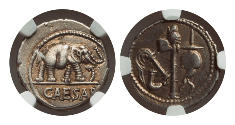 Ch XF 4/5 - 4/5】紀元前44年頃 古代ローマ帝国 ユリウス・カエサル