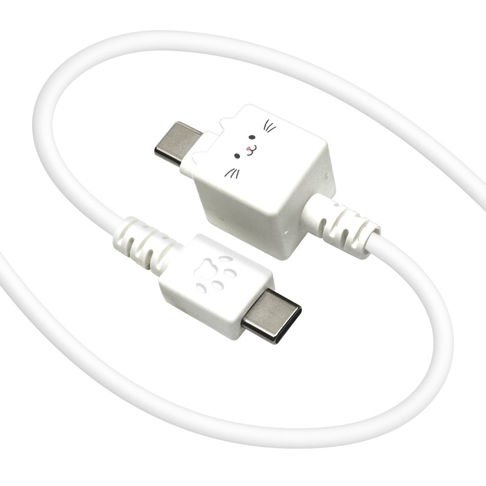 モバにゃー スマホ ケーブル もちちのもちもちケーブル 猫 ネコ ねこ