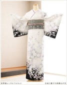 辻が花ハイクラス訪問着レンタル｜飲食店のママにオススメな粋な柄の着物