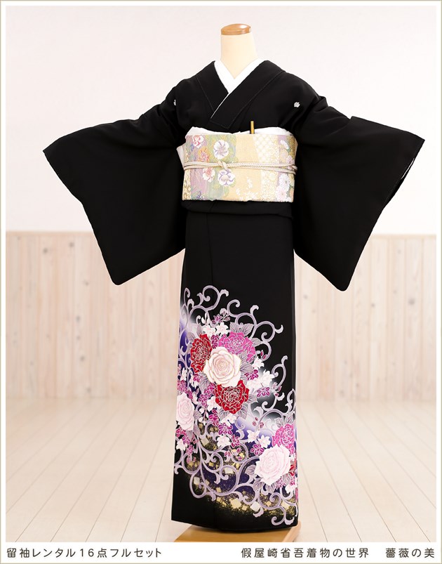 留袖フルセットレンタル。新郎・新婦の母親着物。