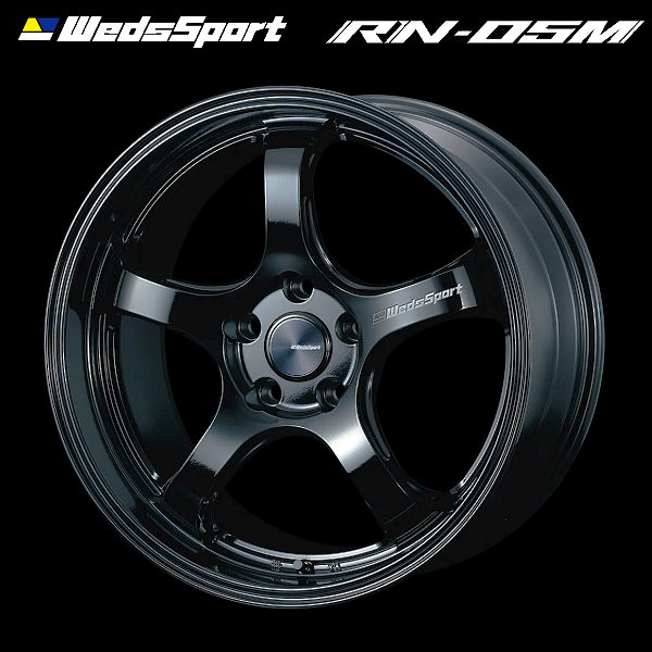 送料無料 WEDS sport ウェッズ スポーツ RN-05M グロスブラック 18