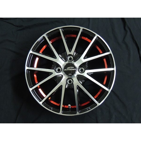 送料無料・アルミホイール4本 12inch 4.0J +42（4穴PCD100） □軽トラ