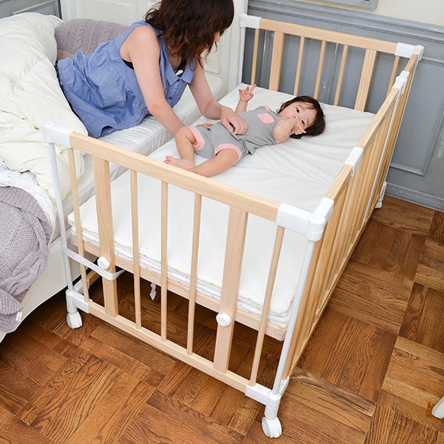 babubu. バブブ ベビーベッド(ゲートパネル付き) | こどもと暮らし