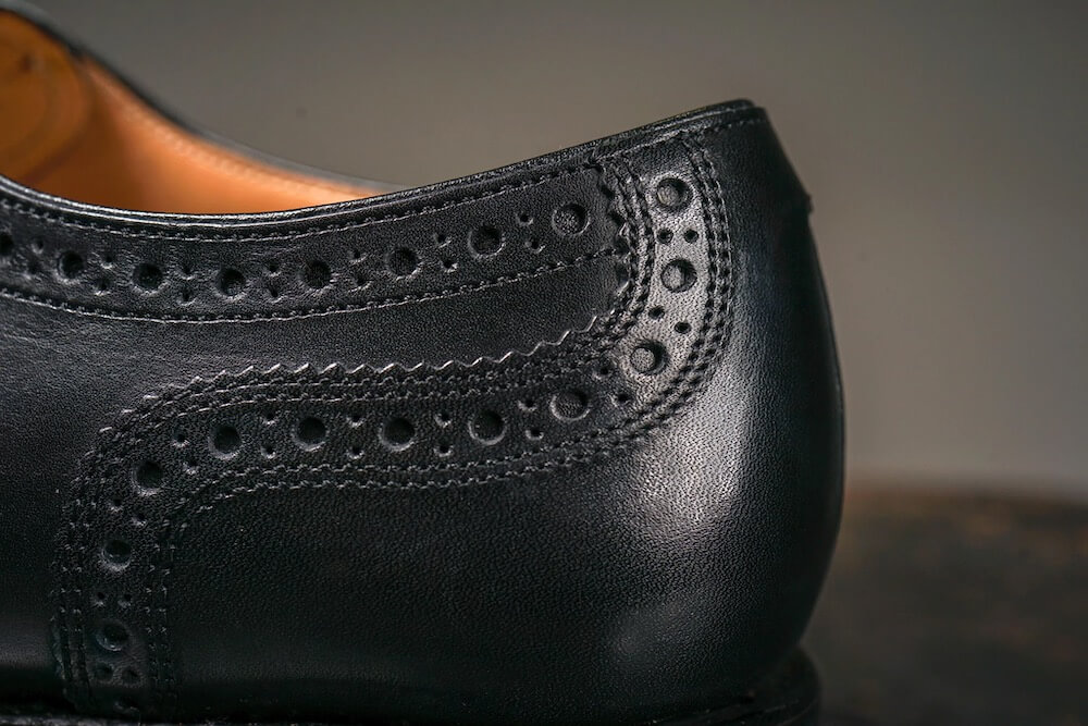 グラッドハンド x リーガル セミブローグオックスフォードシューズ