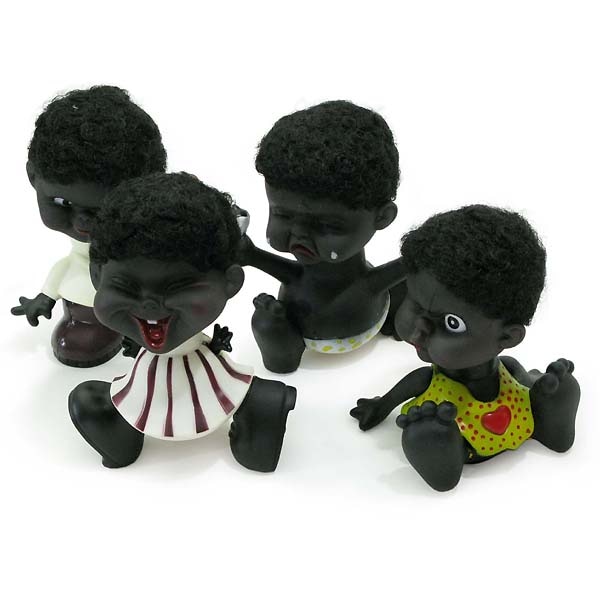 ボビング ブラックドール 黒人 首振り人形 | □interior,Object