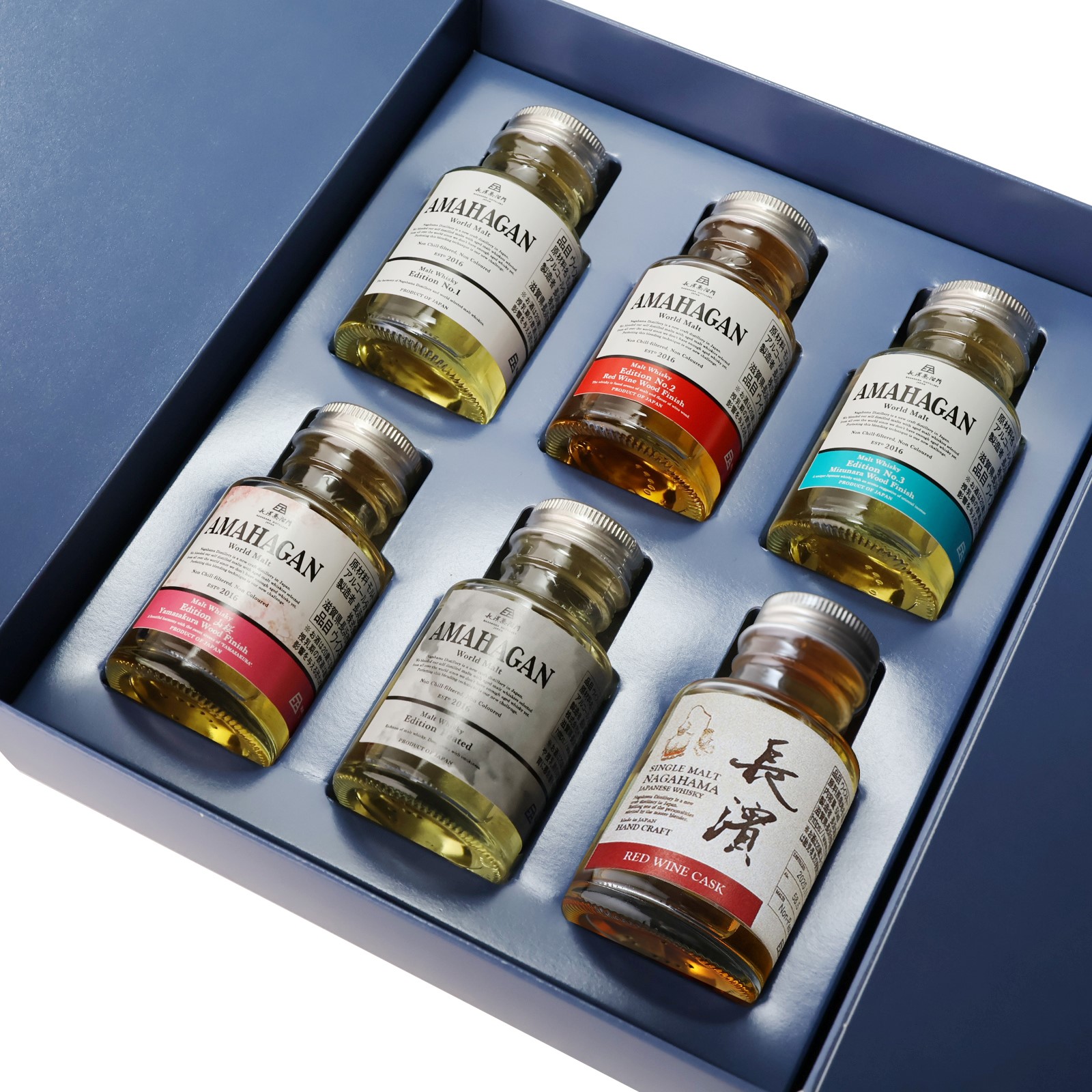 長濱蒸溜所 ウイスキーギフトセット 50ml×6本（RW） 姫S | ギフト