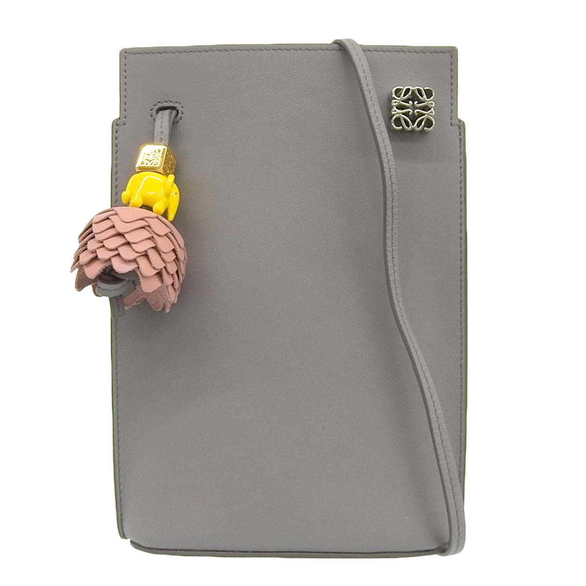 ロエベ LOEWE ダイスポケット チャーム付き ショルダーバッグ