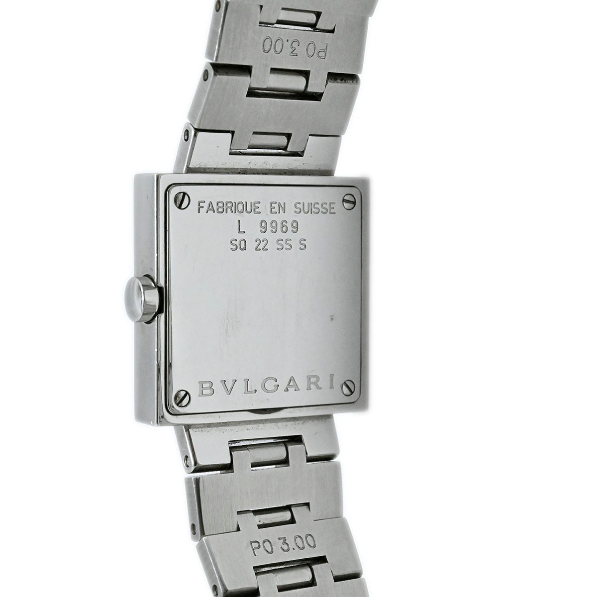 ブルガリ BVLGARI クアドラード SQ22SS スクエアフォルム クォーツ SS