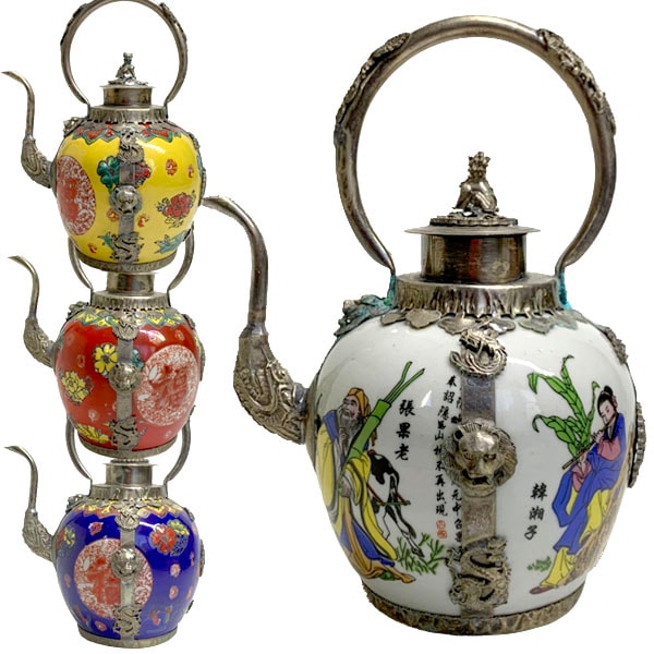 アンティーク風急須【送料無料】（沖縄700円）｜チャイナ,グッズ,中国