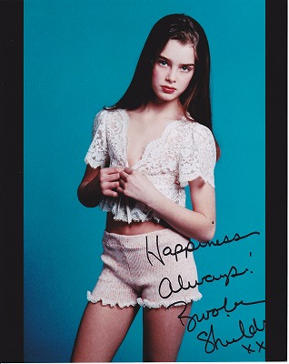 ブルック・シールズ 直筆オートグラフ | オートグラフ（直筆サイン