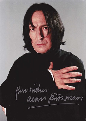 アラン・リックマン 直筆オートグラフ | オートグラフ（直筆サイン