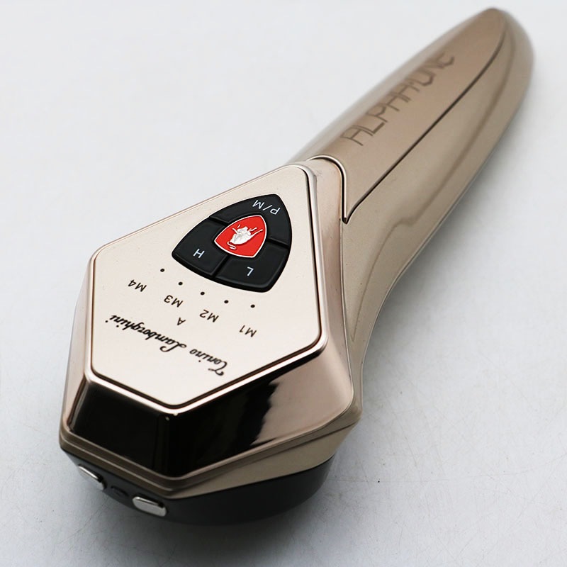 △極美品 ALPHA・ONE アルファワン シャンパンゴールド 美顔器 元箱