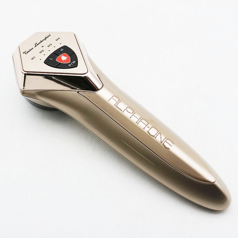 △極美品 ALPHA・ONE アルファワン シャンパンゴールド 美顔器 元箱