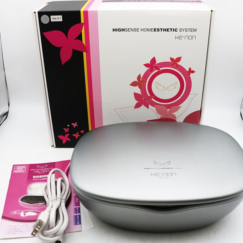 ケノン Ver.4.1 フラッシュ式 脱毛器 3種カートリッジ付 ケノン Ver