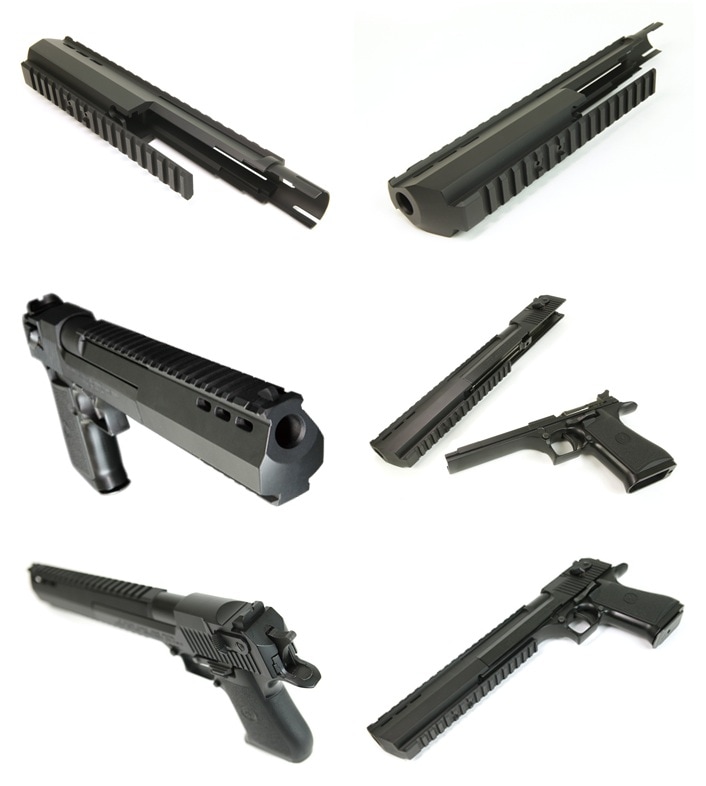 LayLax 10inch メタルアウターバレル マルイ デザートイーグル DE.50AE