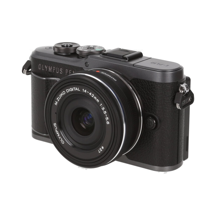 OLYMPUS PEN E-PL10 ブラック + 14-42mm F3.5-5.6 EZ 【S】 | カメラ