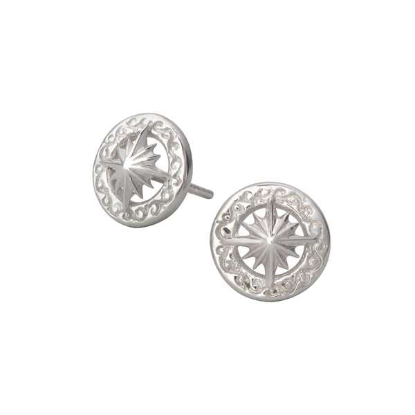 サンシンボル＆アラベスク シルバー925ピアス｜全てのシルバー