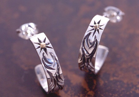 BIG HANDジュエリー SUNアラベスクピアス※1個売り207-00067-00