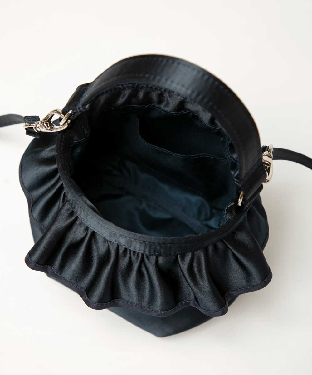 フィグ（サテンネイビー） | bag,fig | setsuko sagittaire